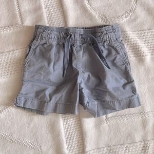 J.Crew Crewcuts Boys Dock Shorts Size 2 light blue Pull-On Drawstring Shorts